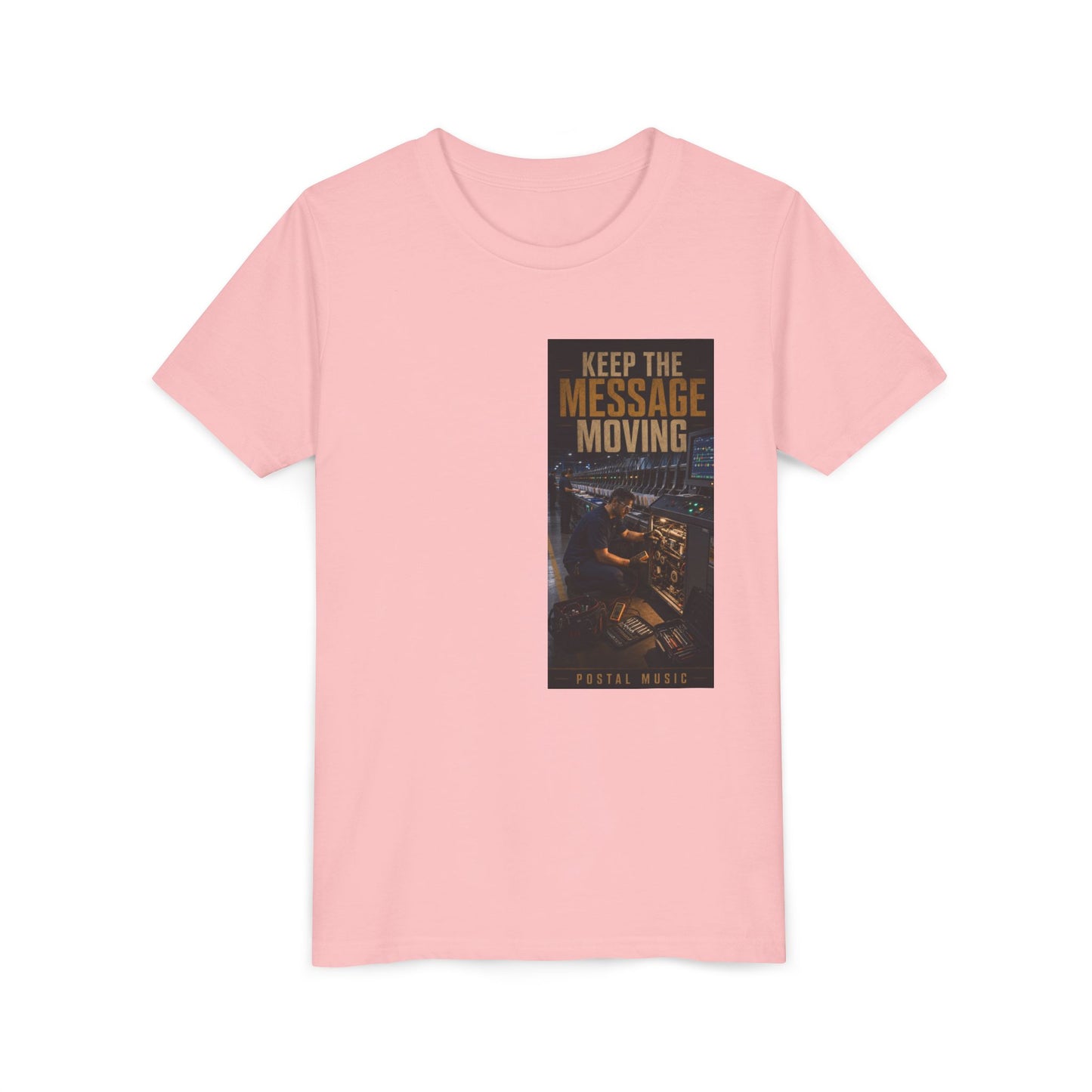 Postal Music — Keep the Message Moving — Youth T-Shirt