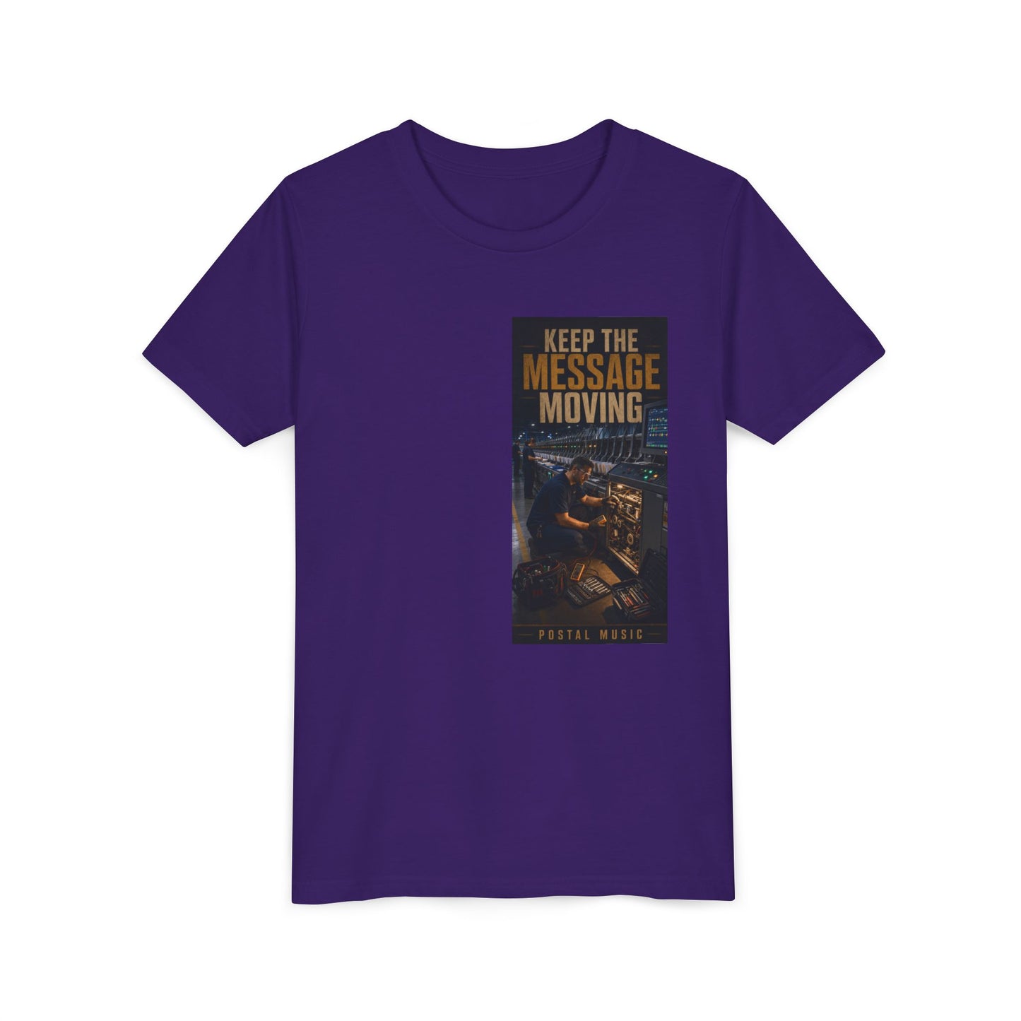 Postal Music — Keep the Message Moving — Youth T-Shirt