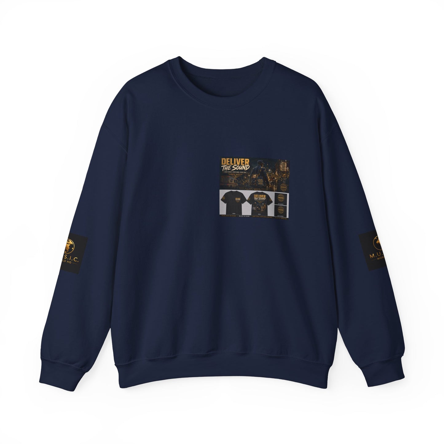 Postal Music — Deliver the Sound — Core Crewneck Sweatshirt