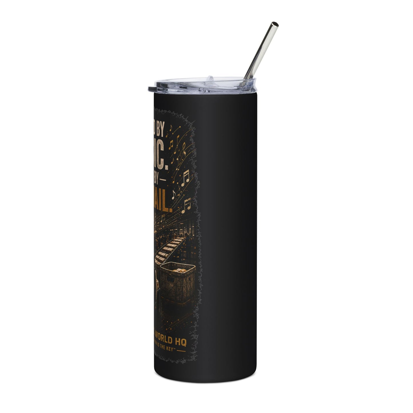 Postal Music - Powered by Music Stainless Tumbler