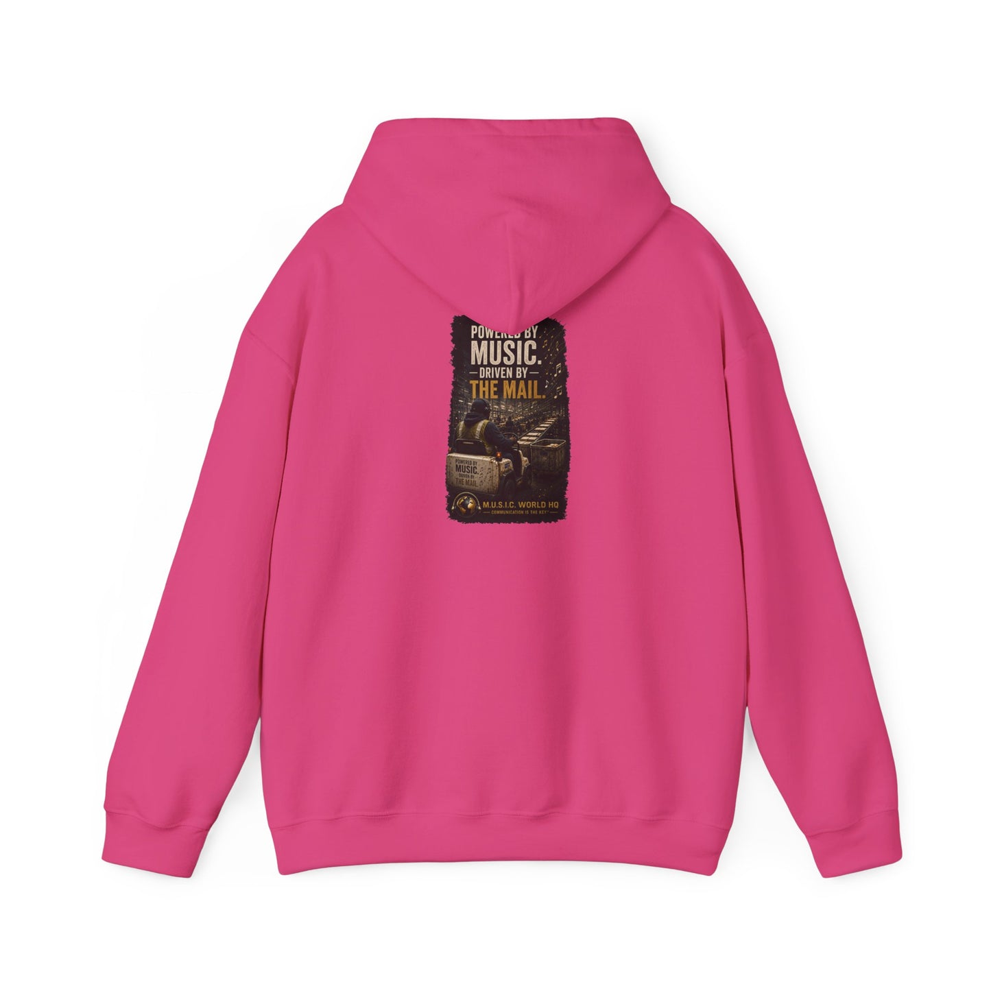 Postal Music - Powered by Music Hoodie - Colorways B