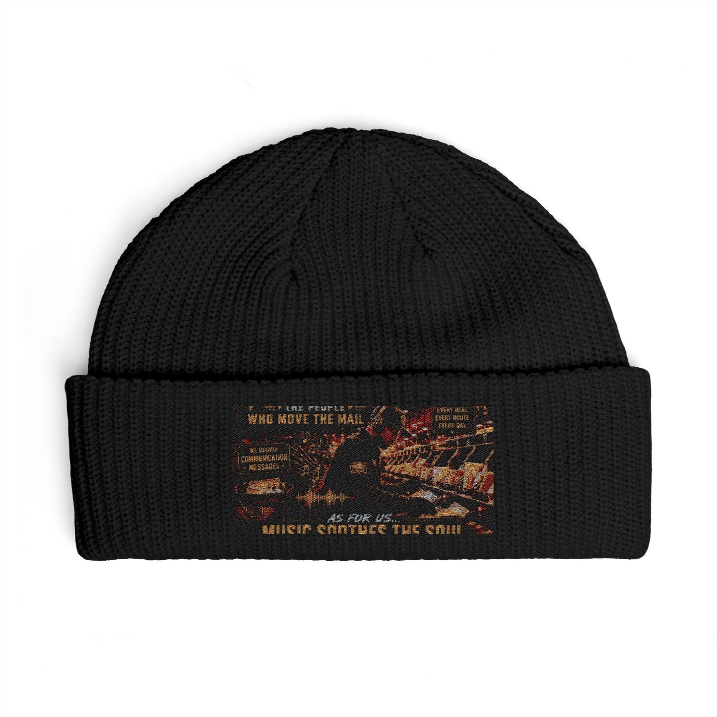 Postal Music — Music Powers the People — Knit Beanie