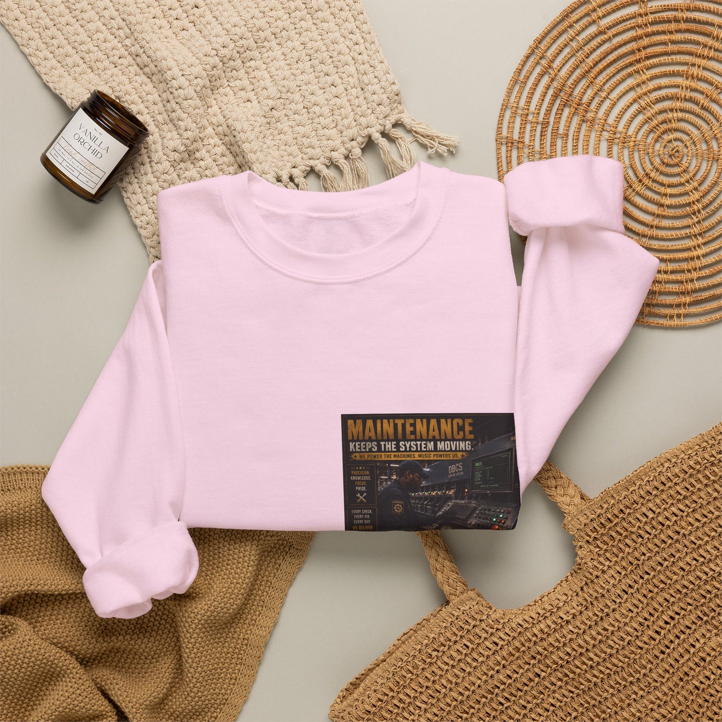 Postal Music — Maintenance Keeps the System Moving — Core Crewneck Sweatshirt