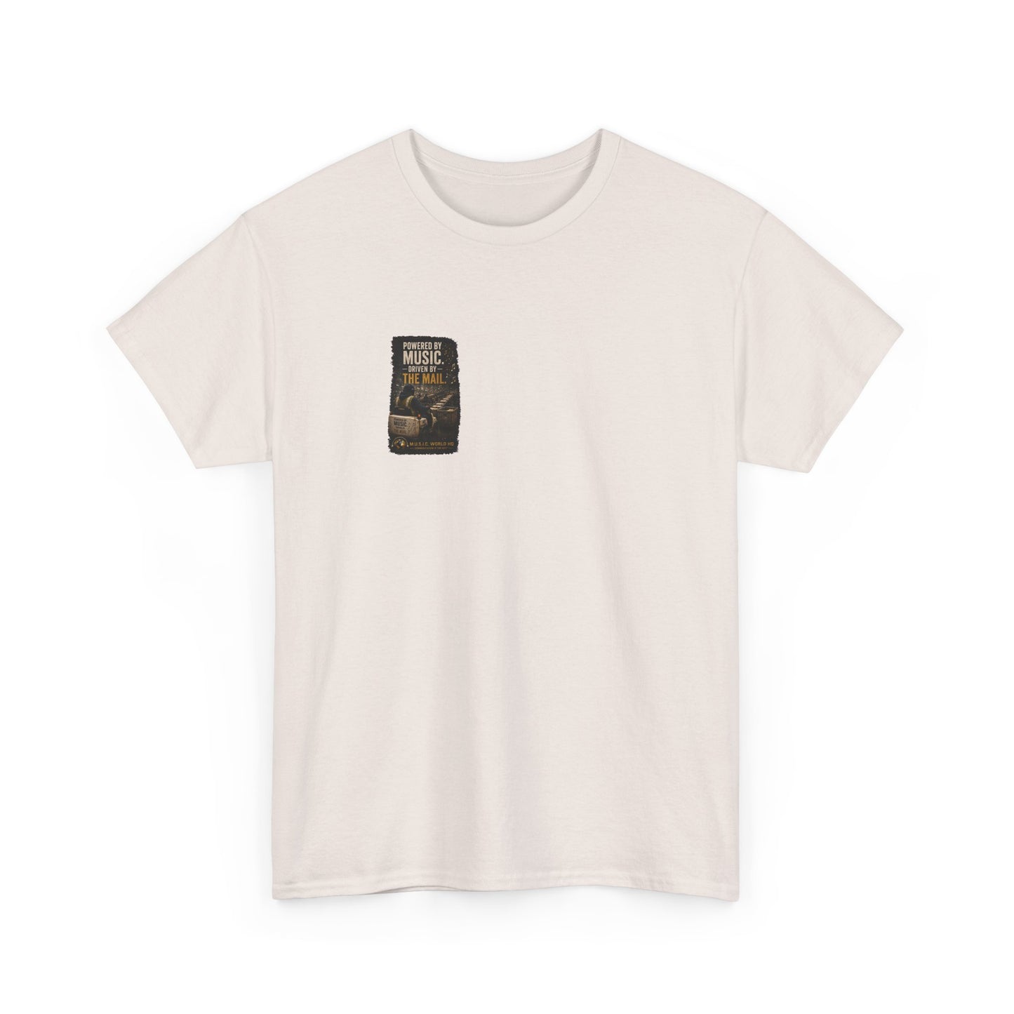 Postal Music - Powered by Music Premium T-Shirt - Colorways C