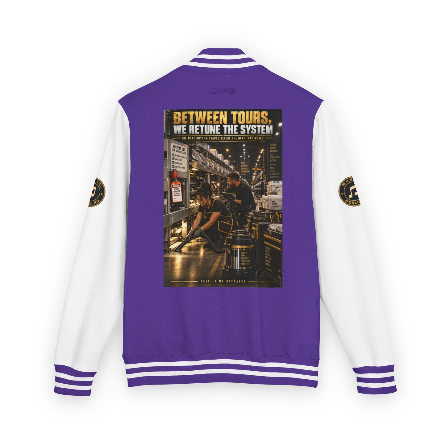 Postal Music - Between Tours, We Retune the System - Heavyweight Letterman Jacket