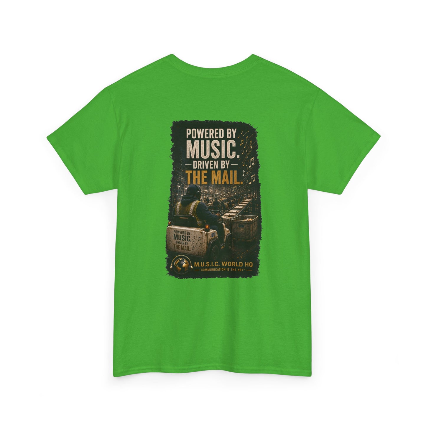 Postal Music - Powered by Music Premium T-Shirt - Colorways B