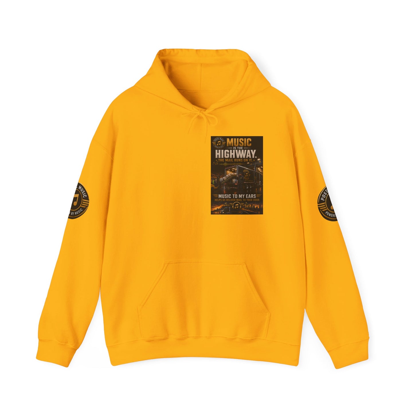 Postal Music — Music Is the Highway — Core Pullover Hoodie