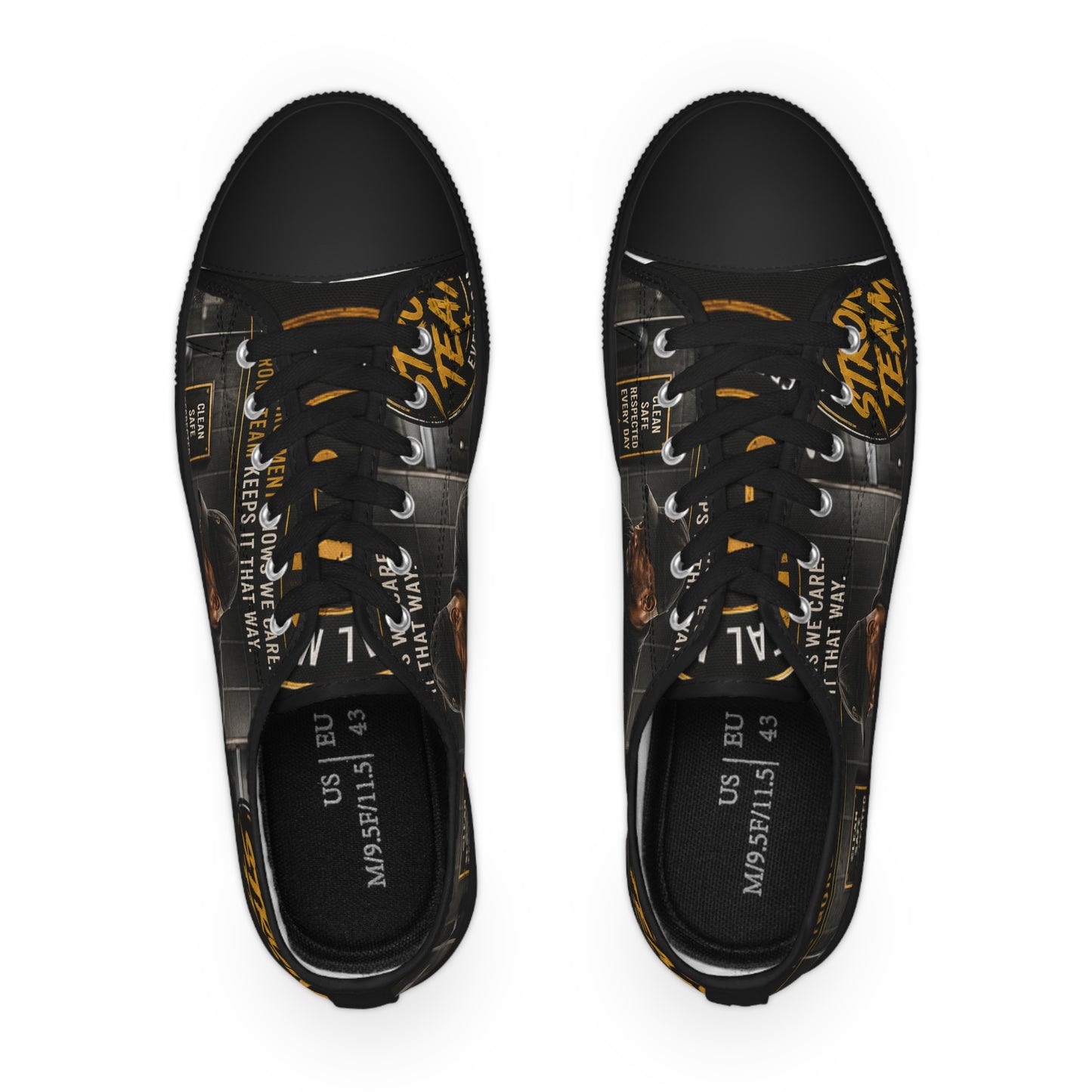 Clean Today. Better Tomorrow. — Low-Top Sneakers