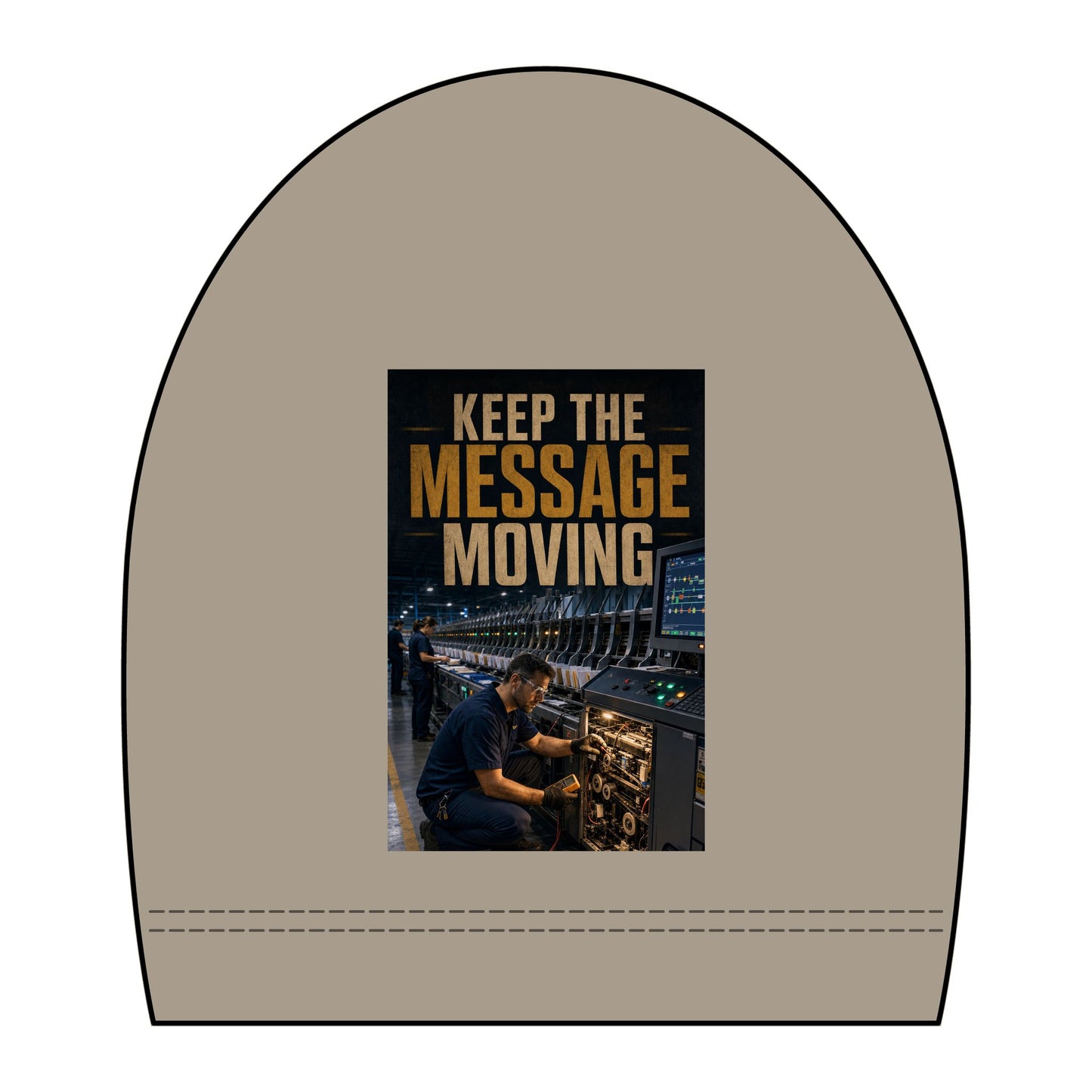 Postal Music — Keep the Message Moving — Women's Boxy T-Shirt