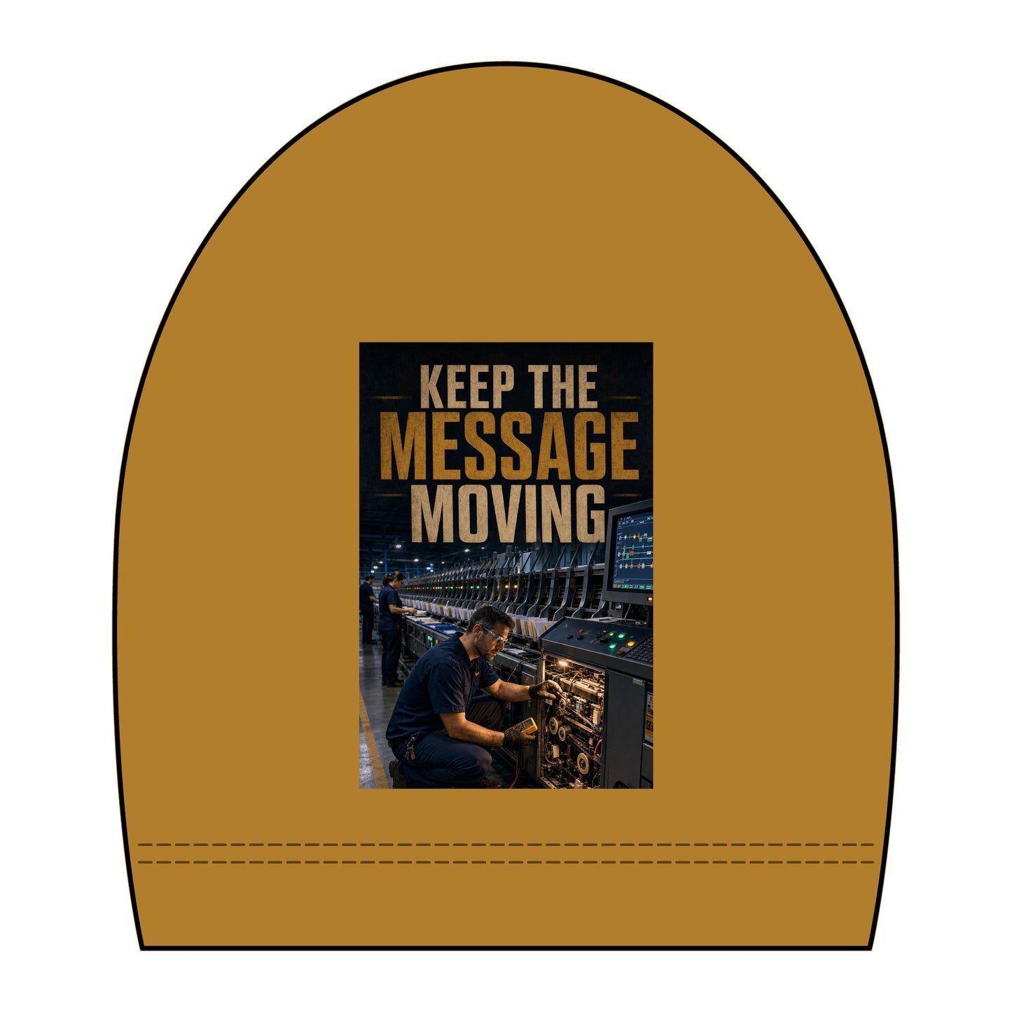 Postal Music — Keep the Message Moving — Women's Boxy T-Shirt