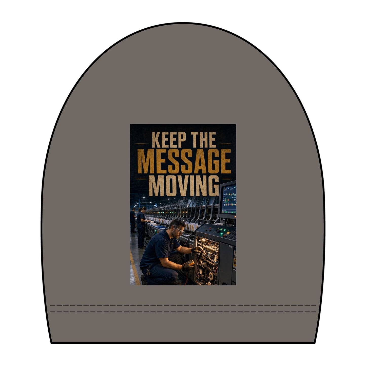 Postal Music — Keep the Message Moving — Women's Boxy T-Shirt