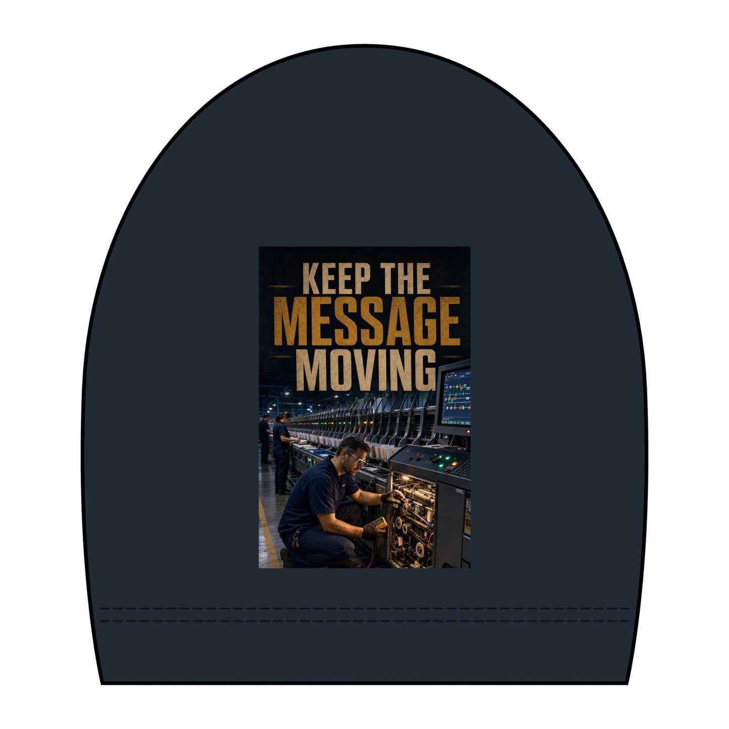 Postal Music — Keep the Message Moving — Women's Boxy T-Shirt