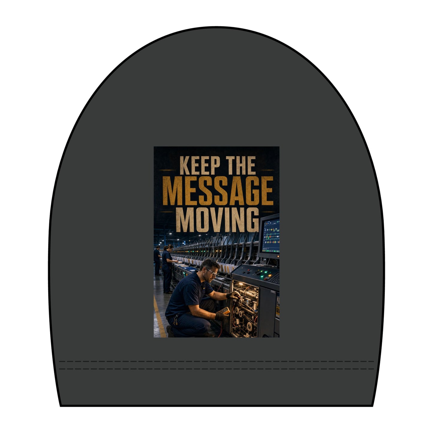 Postal Music — Keep the Message Moving — Women's Boxy T-Shirt