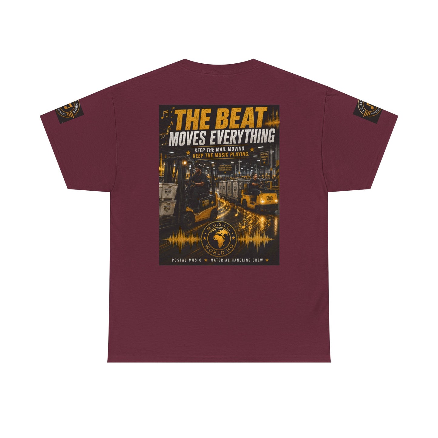 The Beat Moves Everything — Men's T-Shirt | Postal Music