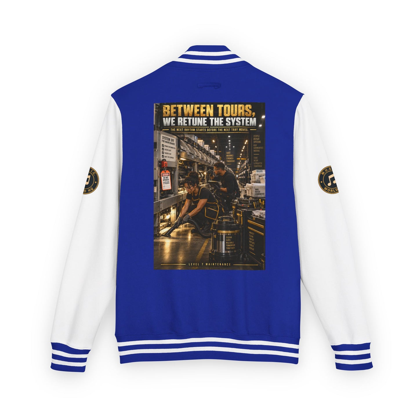 Postal Music - Between Tours, We Retune the System - Heavyweight Letterman Jacket
