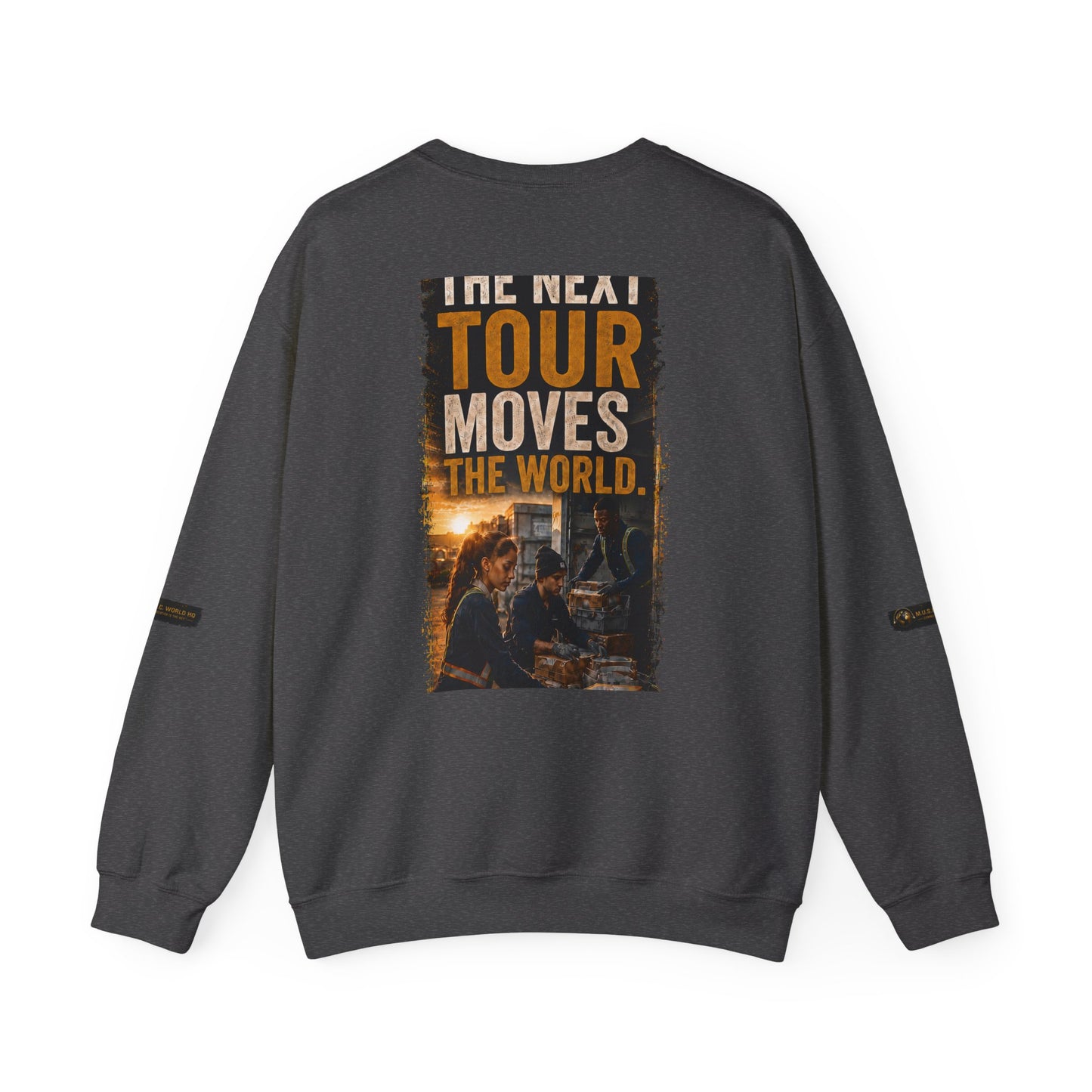 Postal Music — The Next Tour Core Crewneck Sweatshirt — Color Group 1 of 3