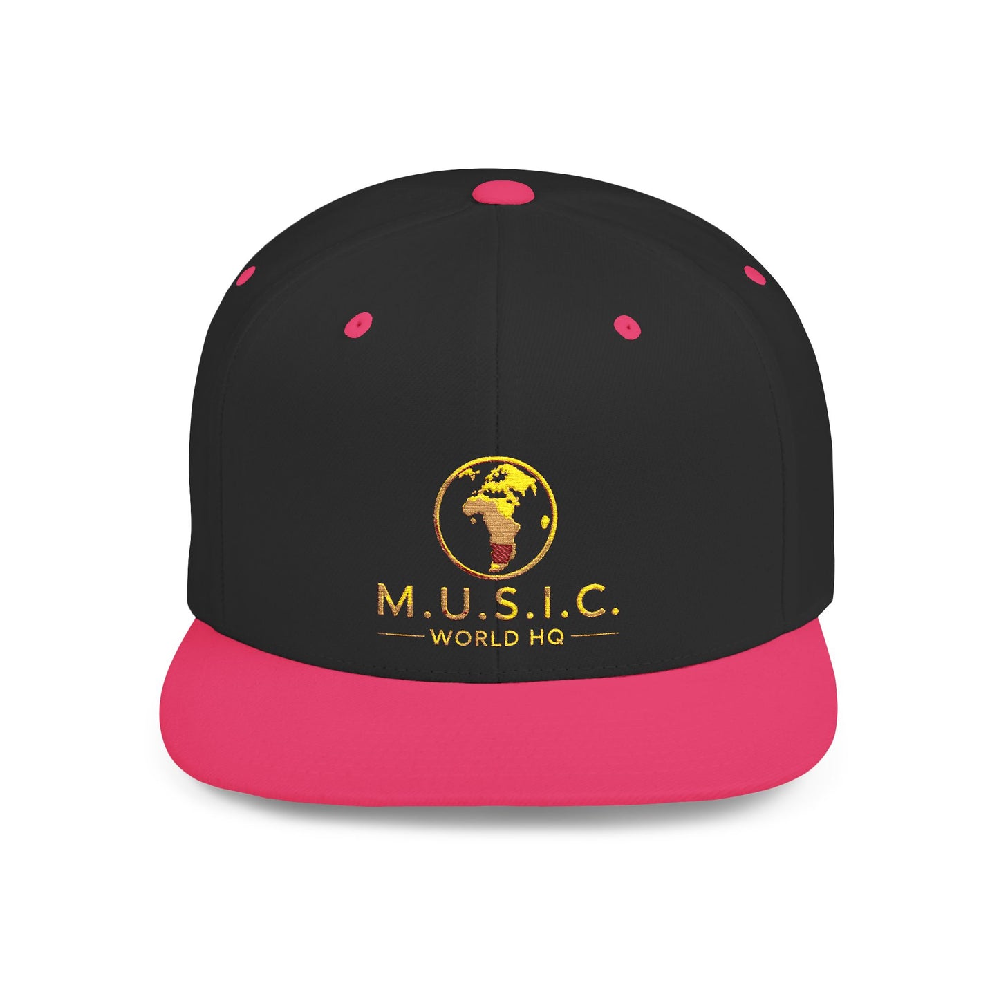 M.U.S.I.C. World HQ Heritage Premium Flat-Bill Snapback