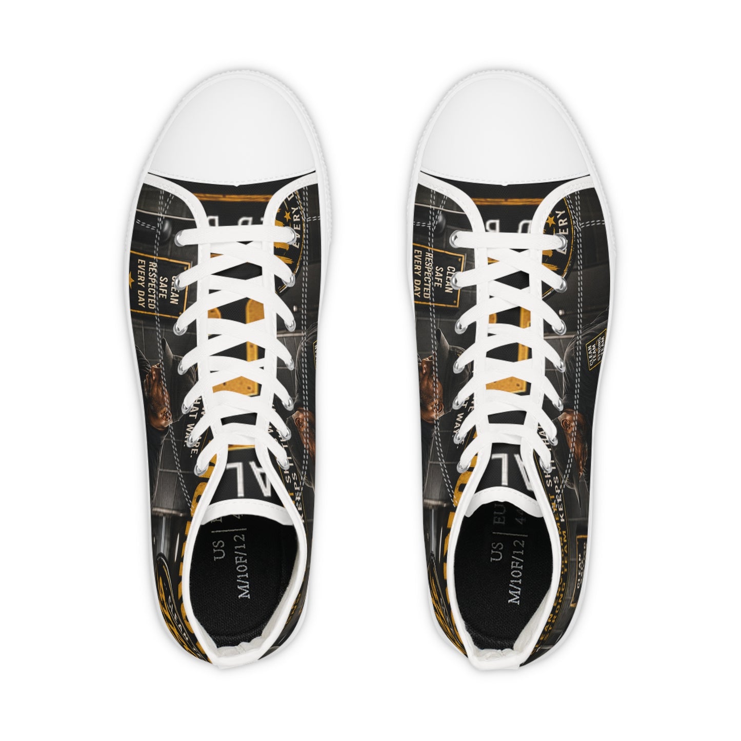 Clean Today. Better Tomorrow. — High-Top Sneakers