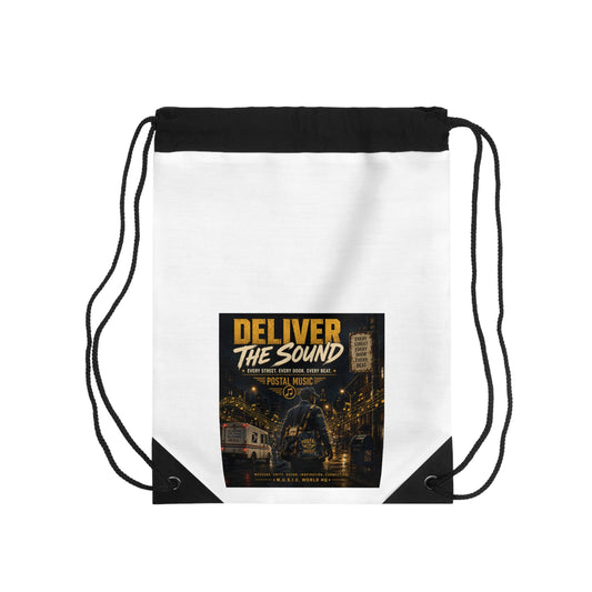 Postal Music — Deliver the Sound — Drawstring Backpack