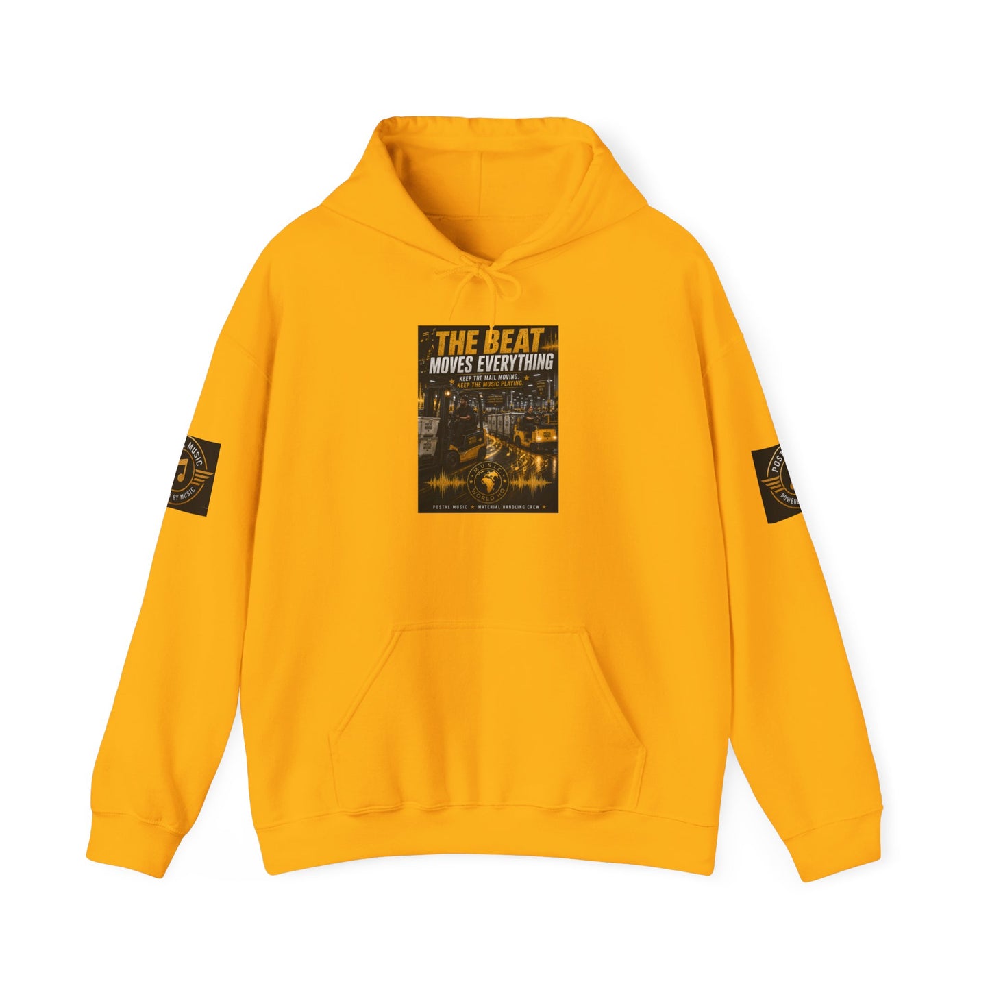 The Beat Moves Everything — Men's Hoodie | Postal Music