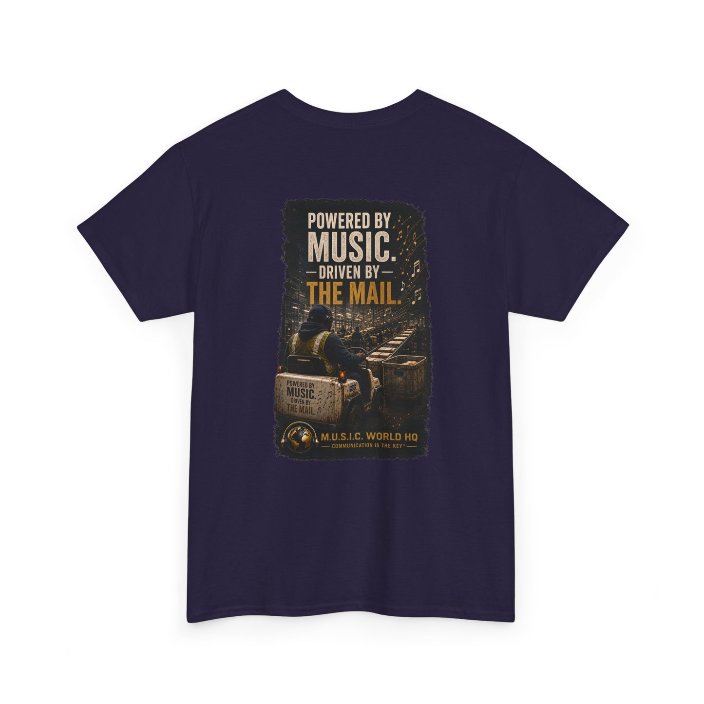 Postal Music - Powered by Music Premium T-Shirt - Colorways A