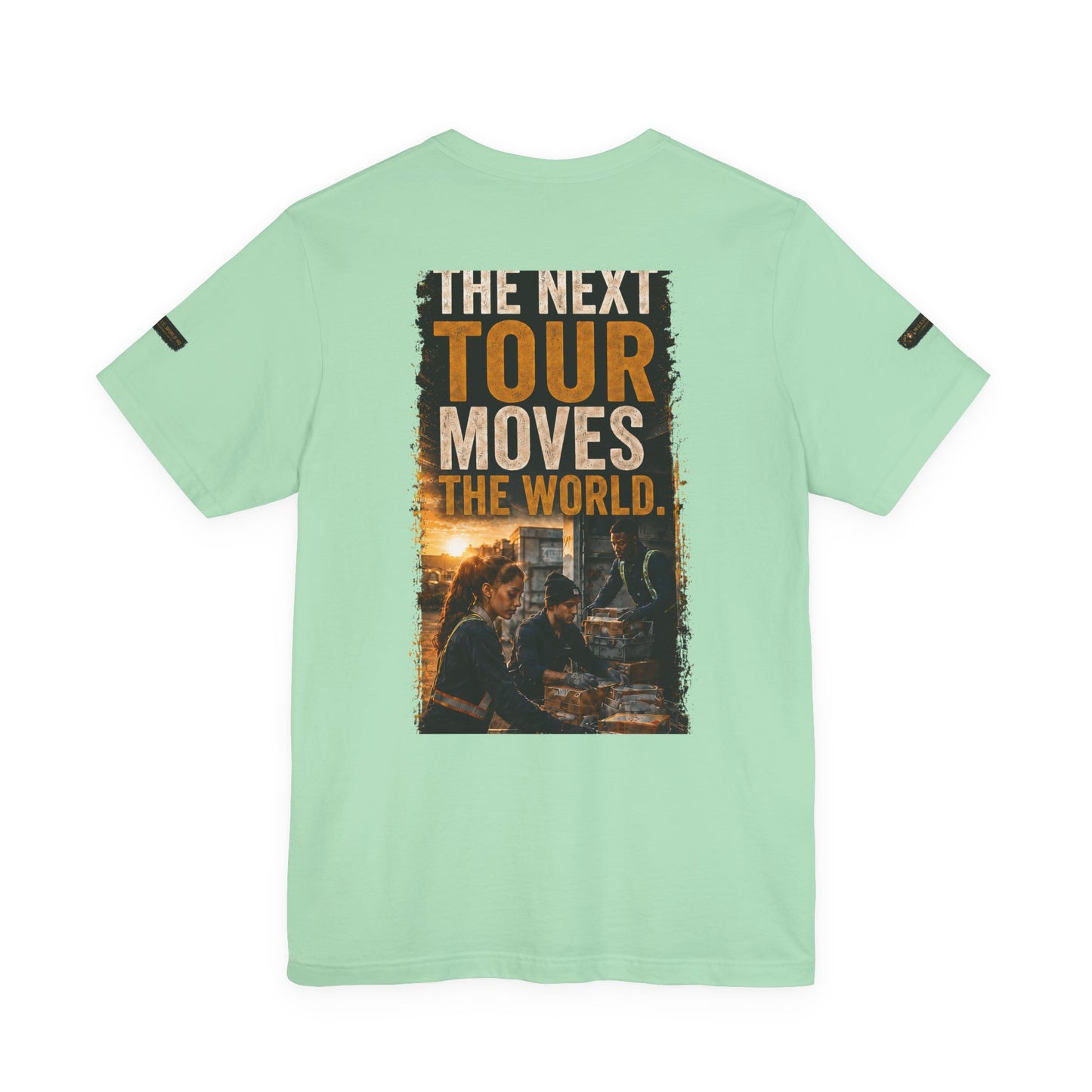 Postal Music — The Next Tour Premium Unisex T-Shirt — Color Group 8 of 11