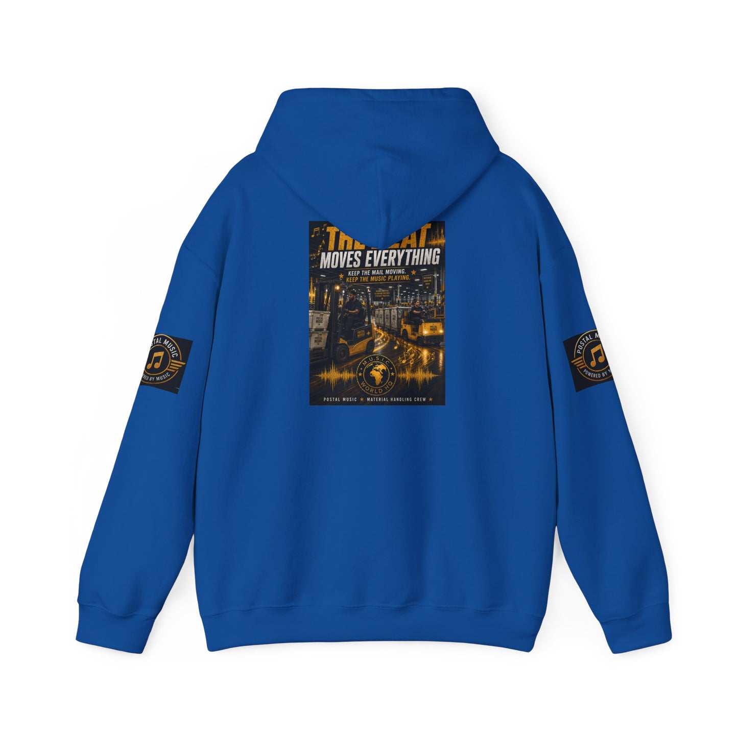 The Beat Moves Everything — Men's Hoodie | Postal Music