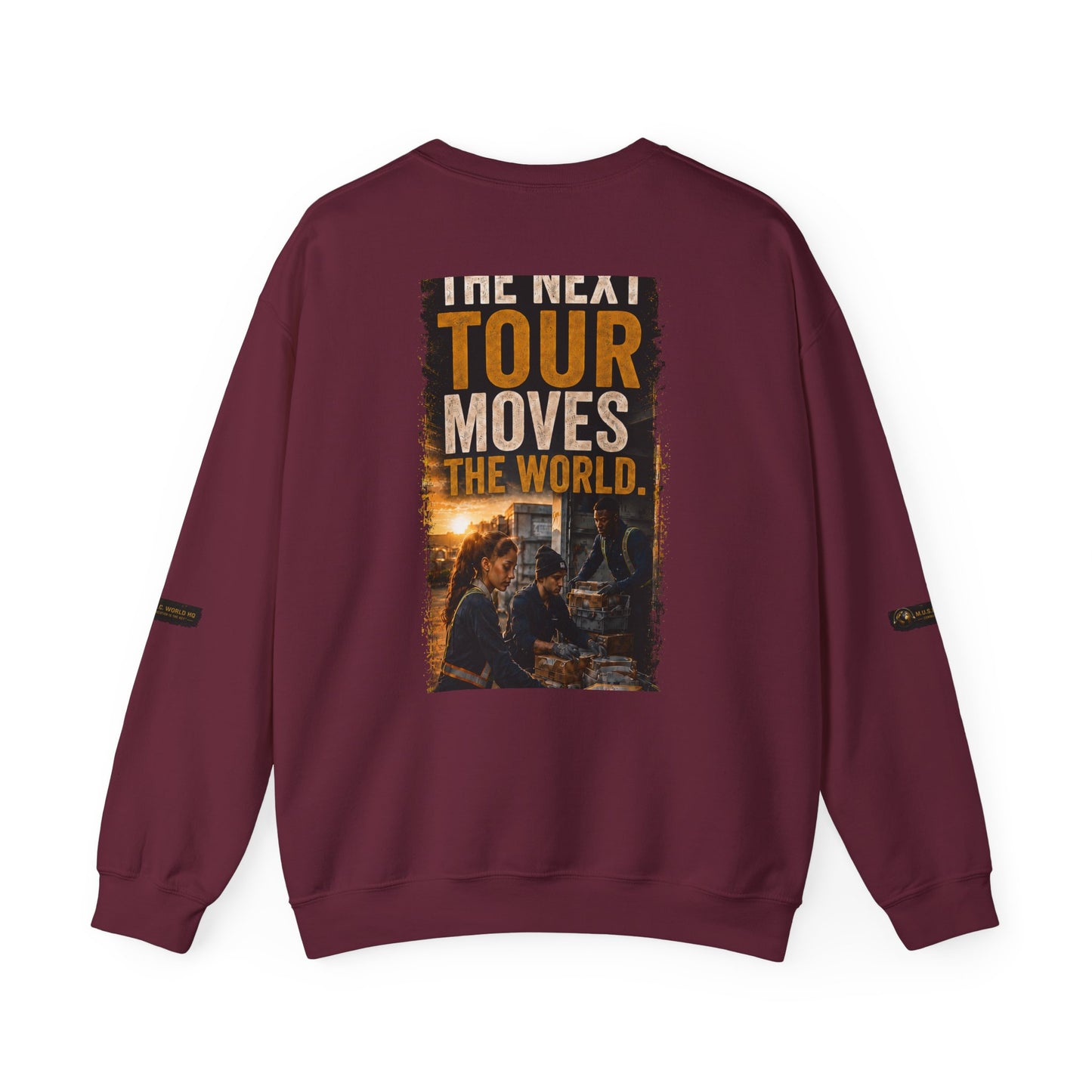 Postal Music — The Next Tour Core Crewneck Sweatshirt — Color Group 2 of 3