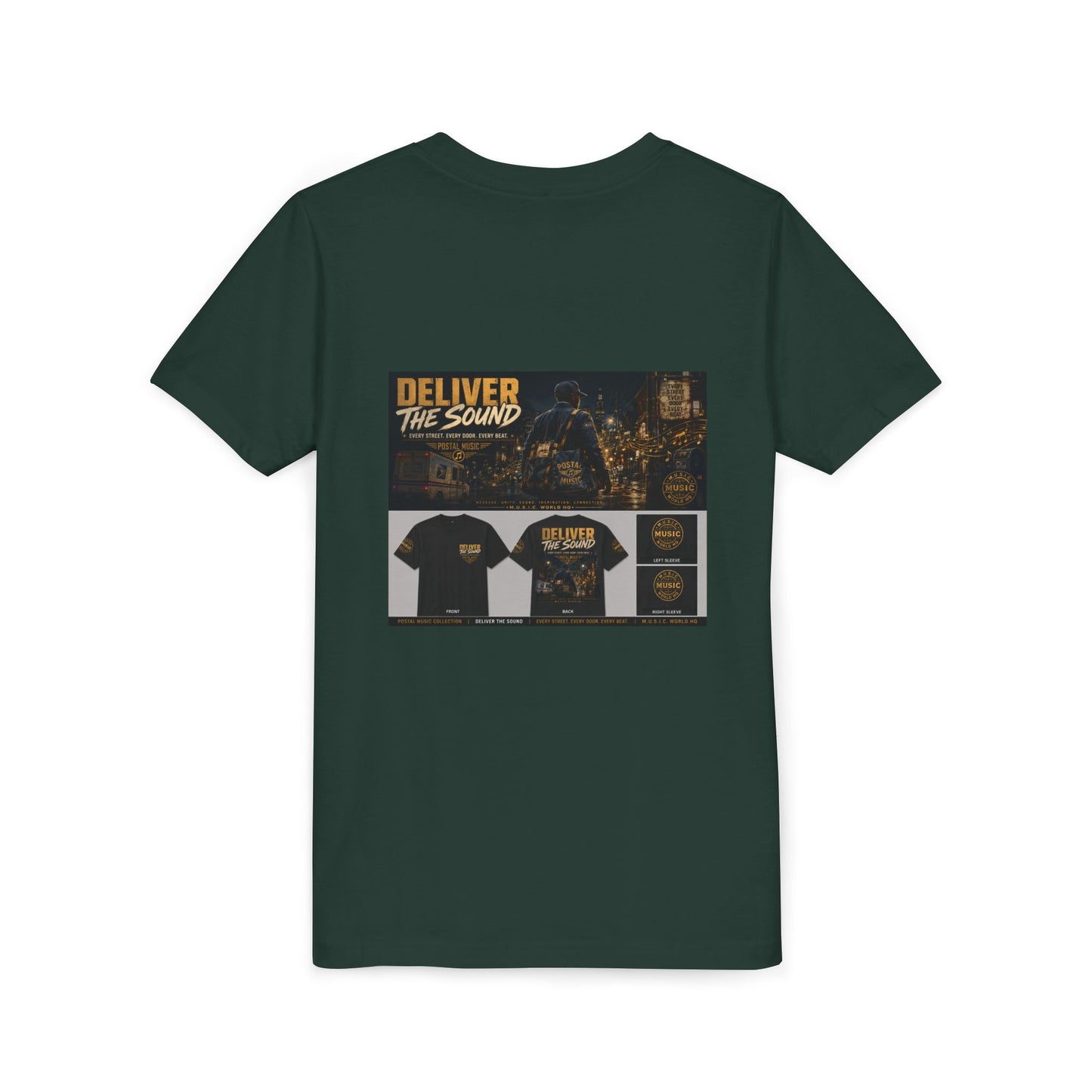 Postal Music — Deliver the Sound — Youth T-Shirt
