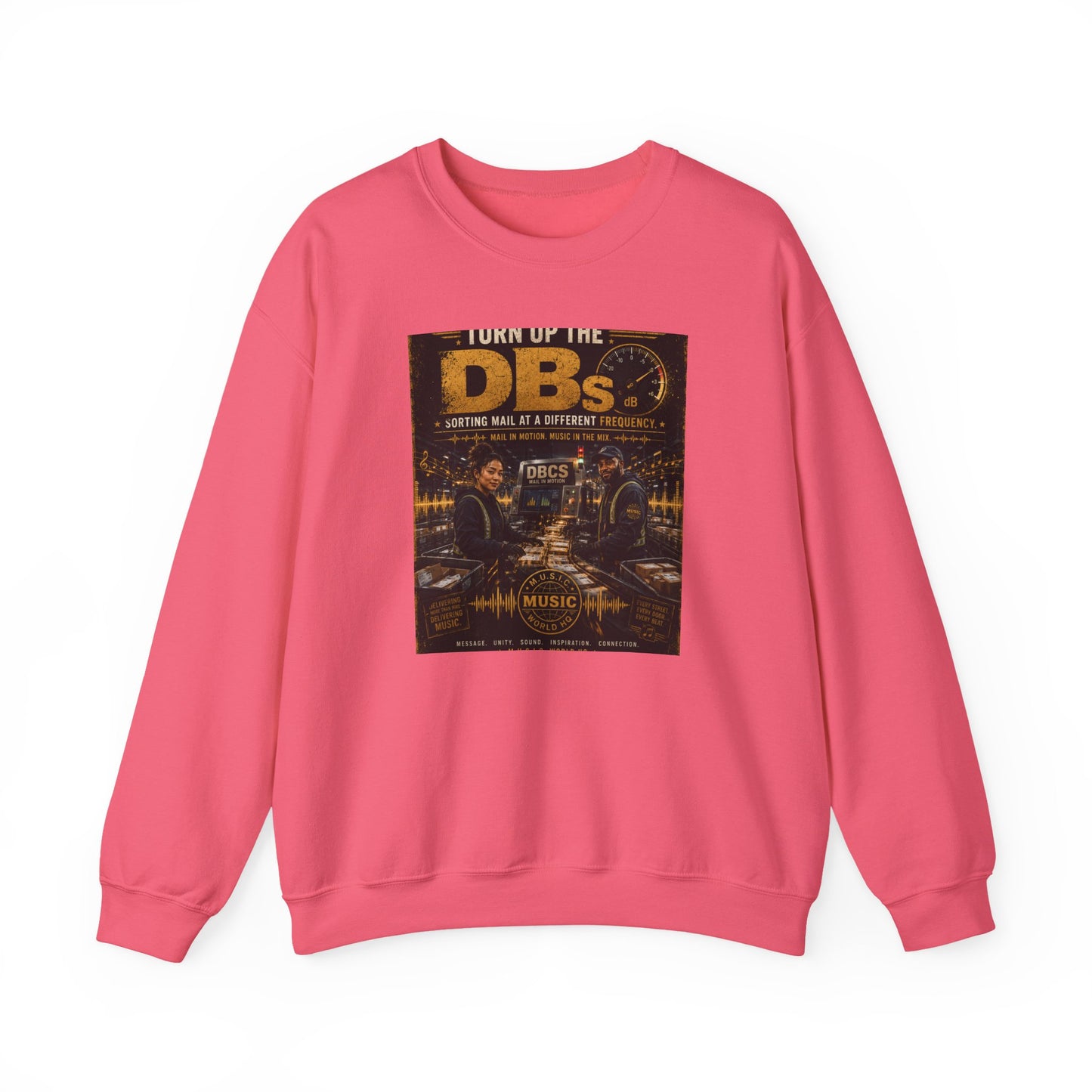 Turn Up the DBs — Men's Crewneck Sweatshirt (Jogger Set Top)