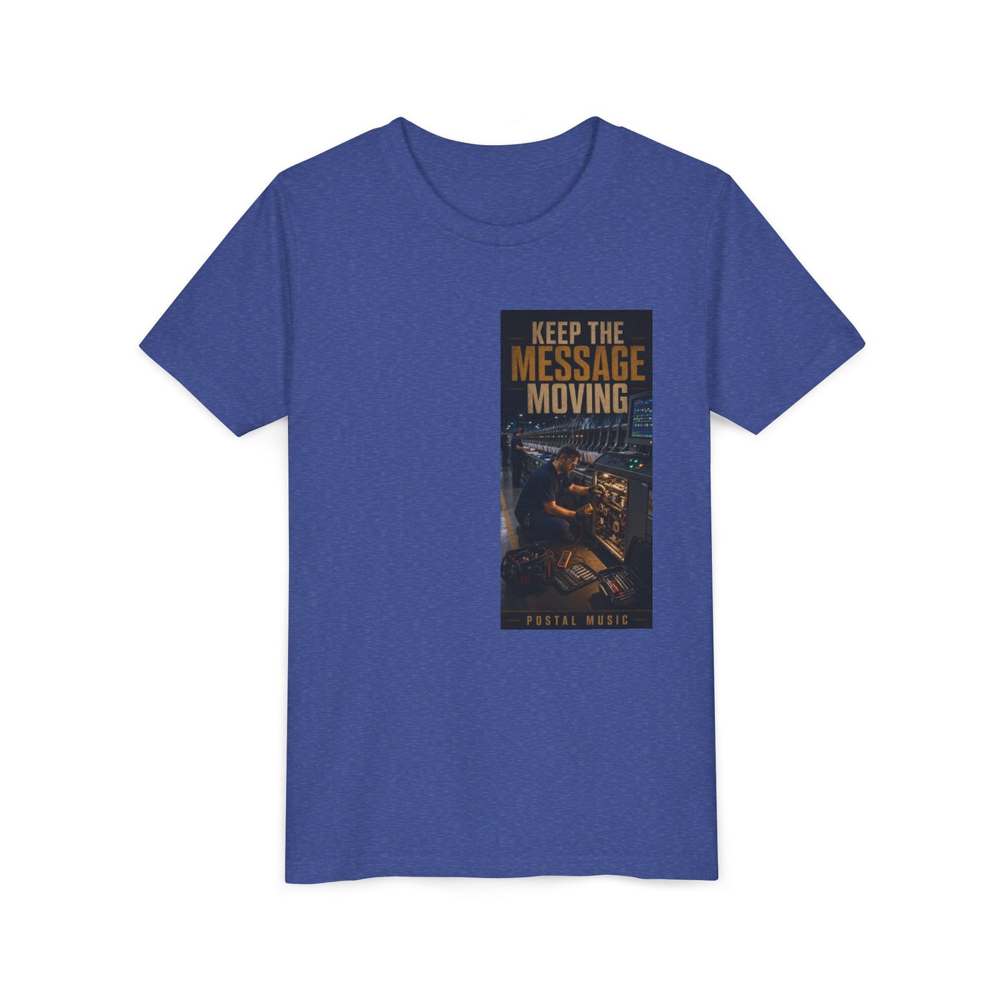 Postal Music — Keep the Message Moving — Youth T-Shirt