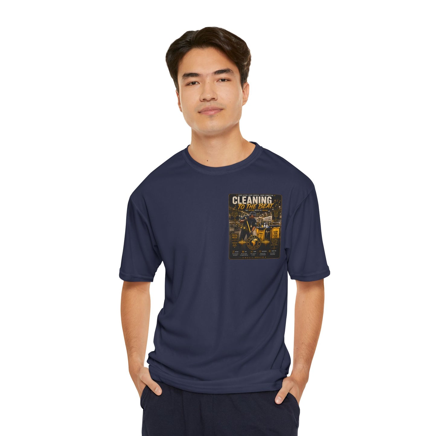 Cleaning to the Beat — Performance T-Shirt