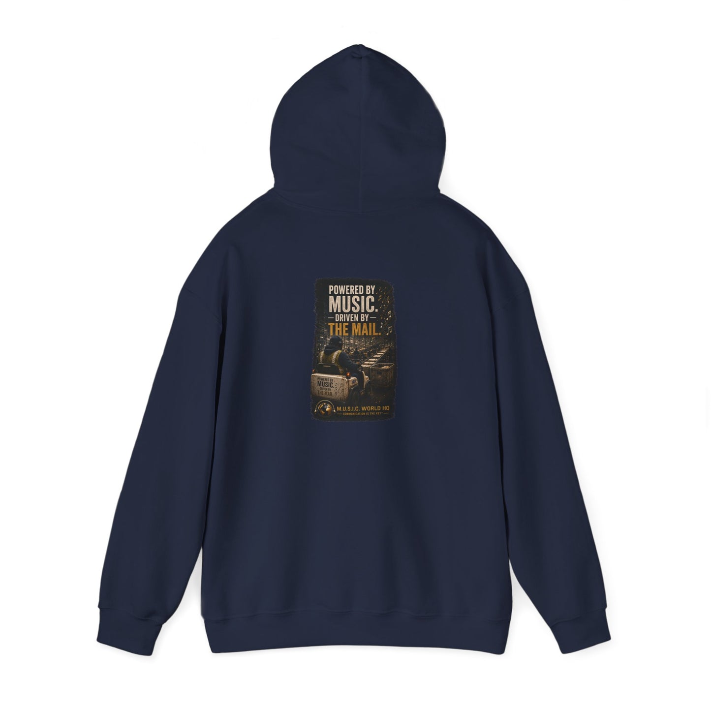 Postal Music - Powered by Music Hoodie - Colorways B