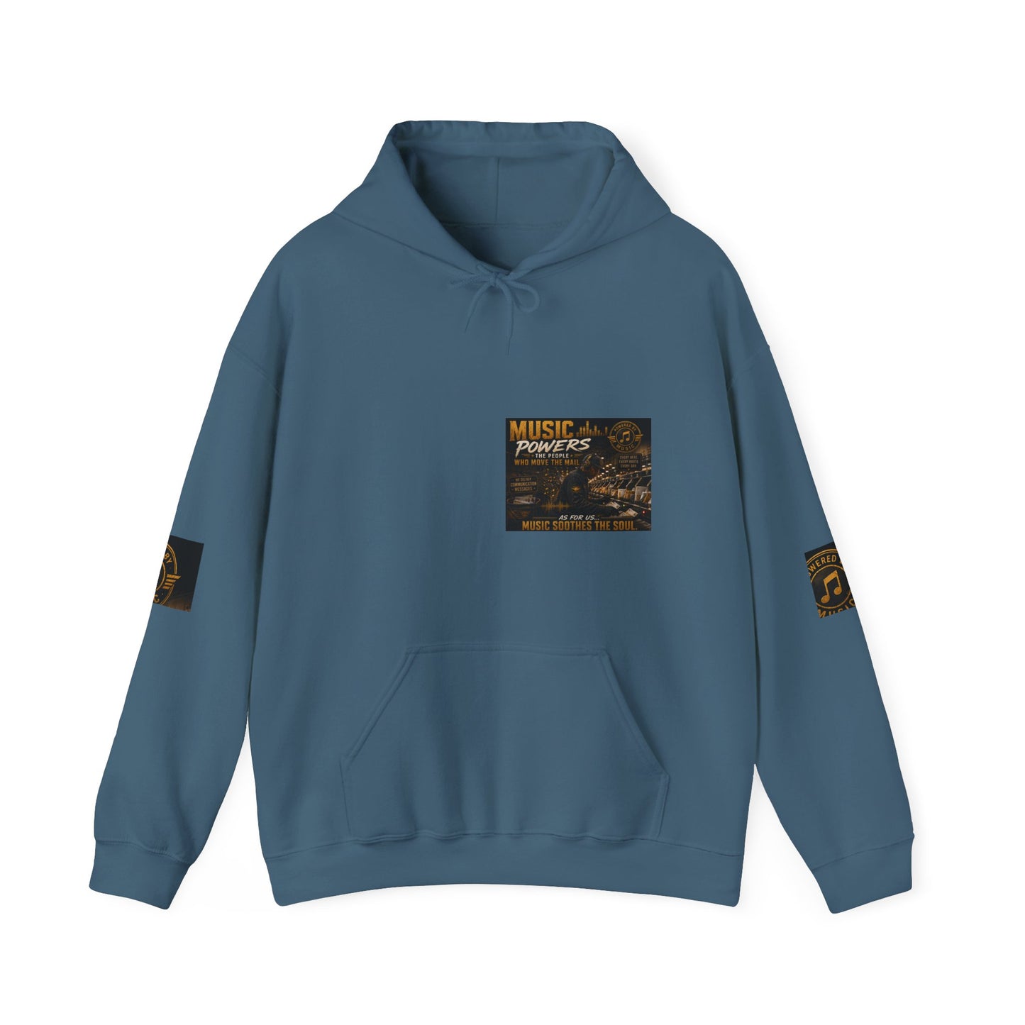 Postal Music — Music Powers the People — Core Pullover Hoodie