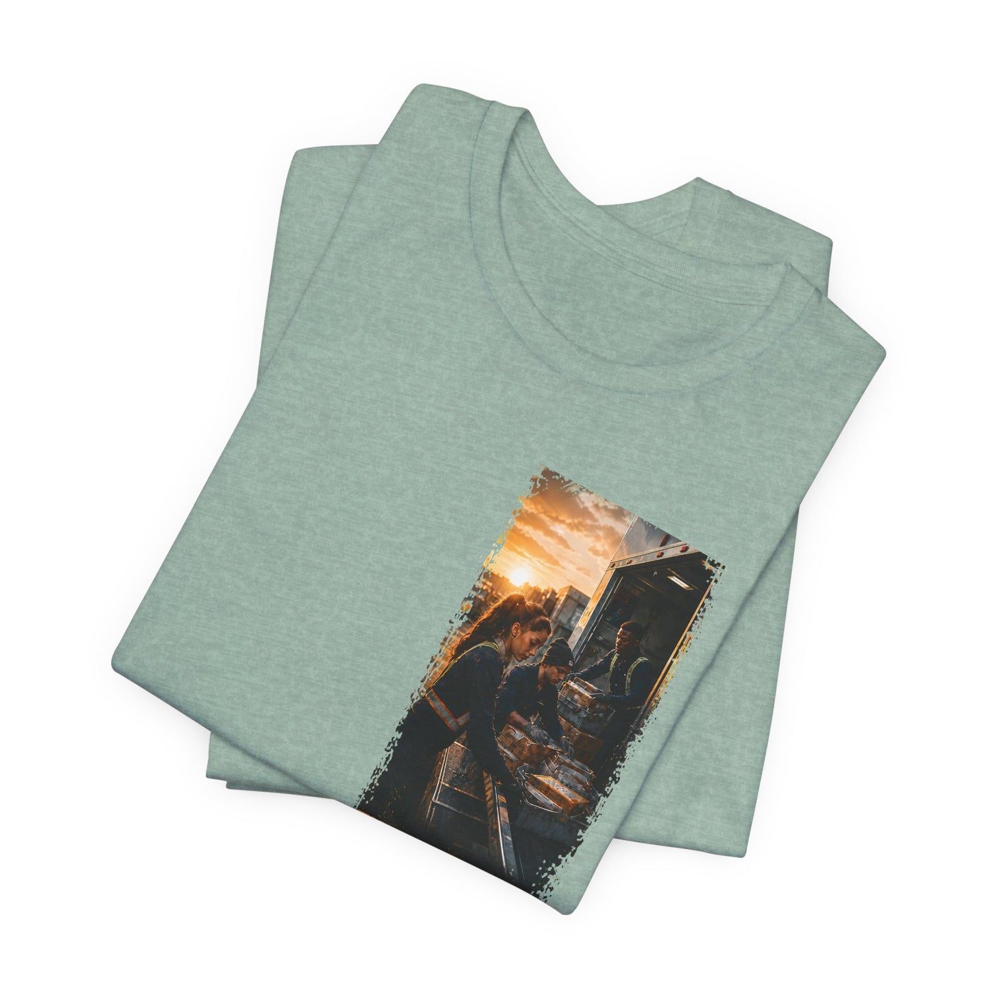 Postal Music — The Next Tour Premium Unisex T-Shirt — Color Group 6 of 11