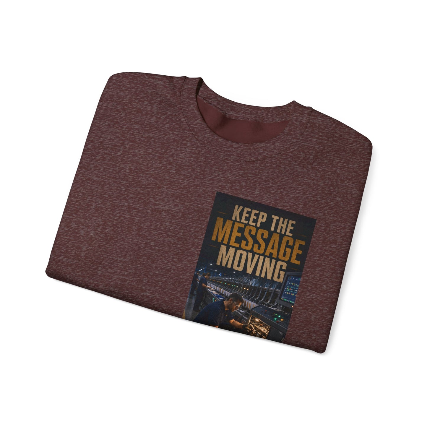 Postal Music — Keep the Message Moving — Core Crewneck Sweatshirt