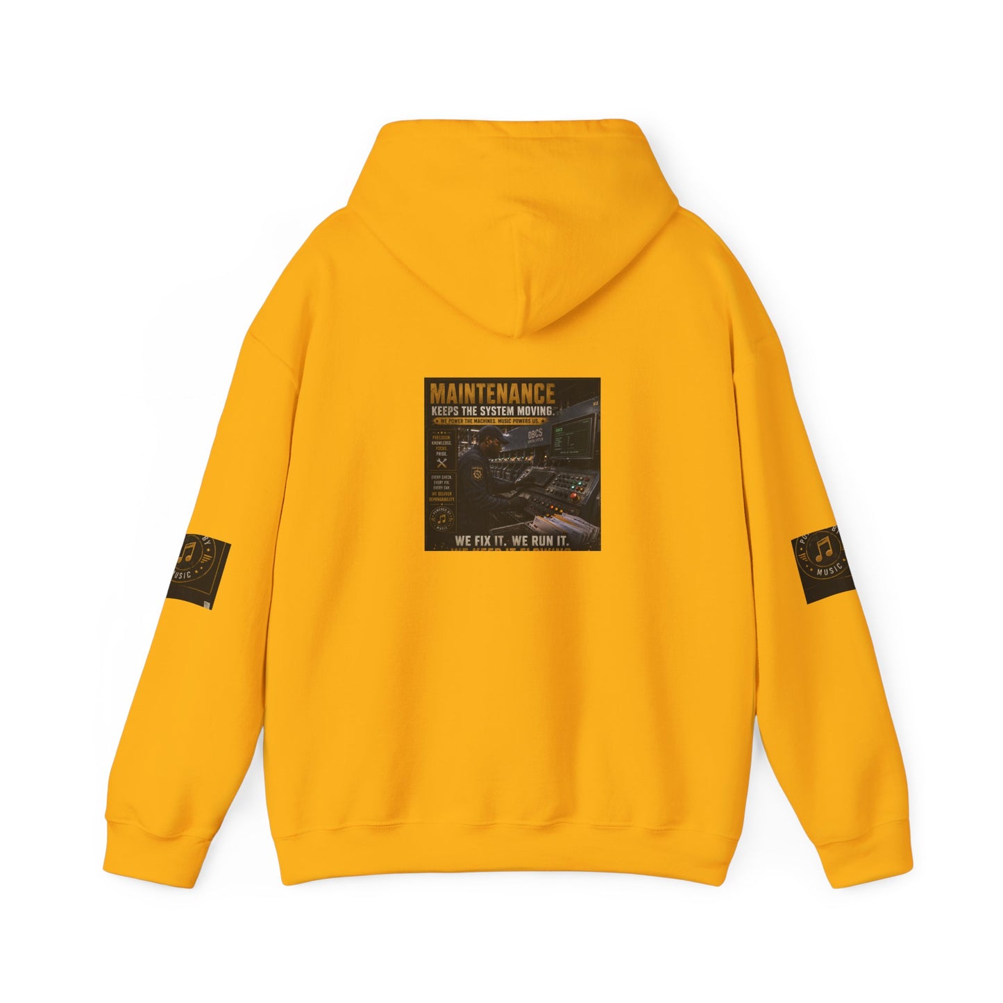 Postal Music — Maintenance Keeps the System Moving — Core Pullover Hoodie