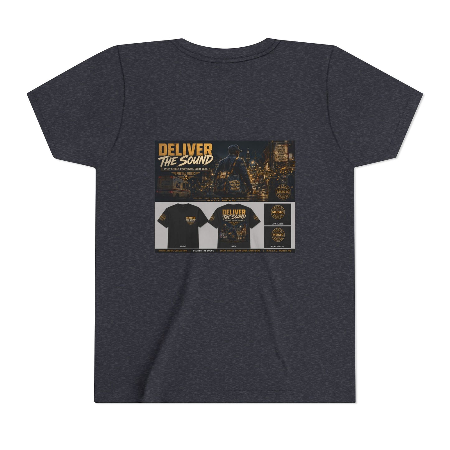 Postal Music — Deliver the Sound — Youth T-Shirt
