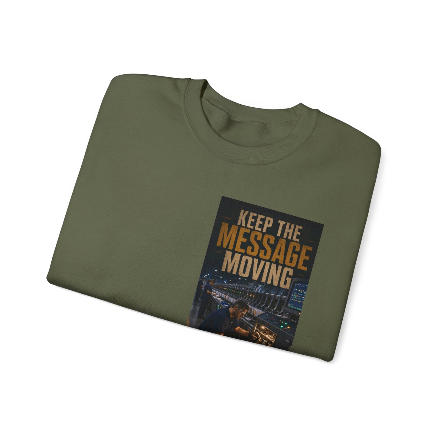 Postal Music — Keep the Message Moving — Core Crewneck Sweatshirt