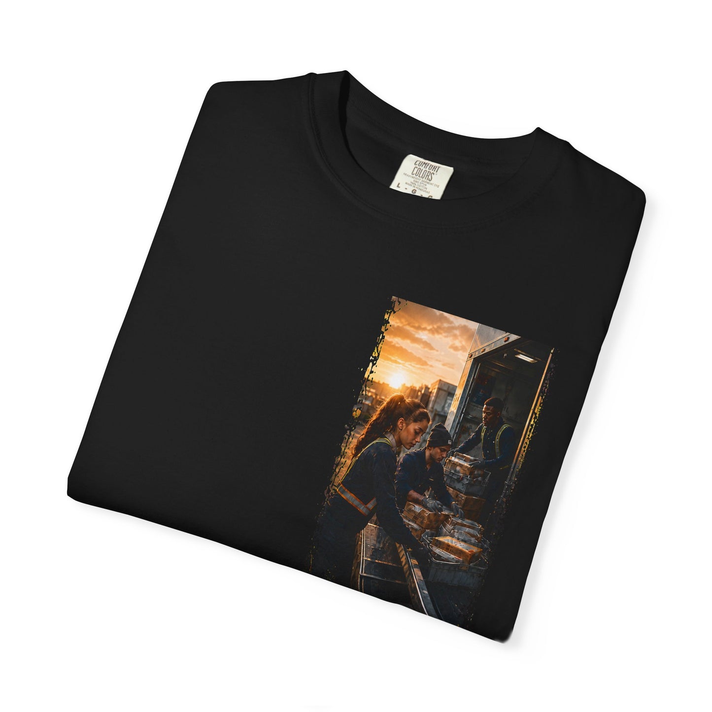 Postal Music — The Next Tour Garment-Dyed T-Shirt — Color Group 1 of 4