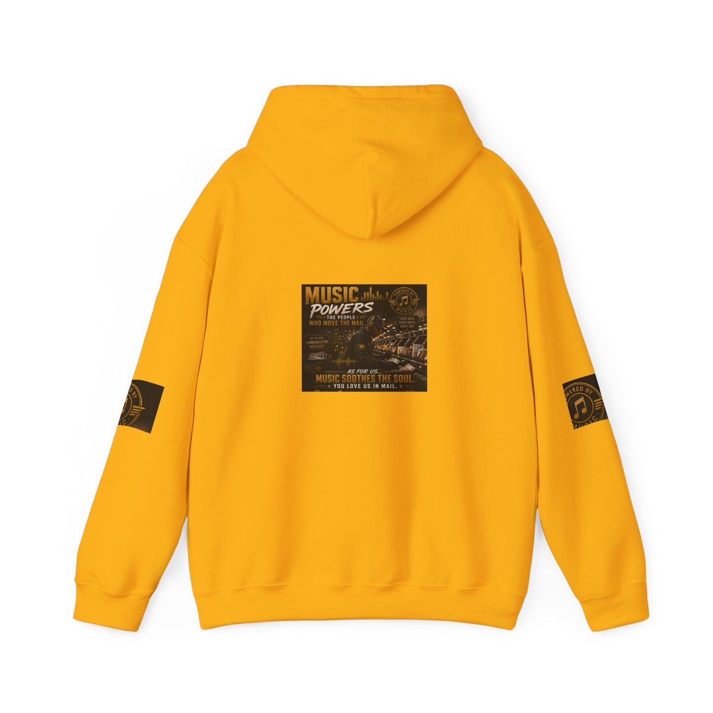 Postal Music — Music Powers the People — Core Pullover Hoodie