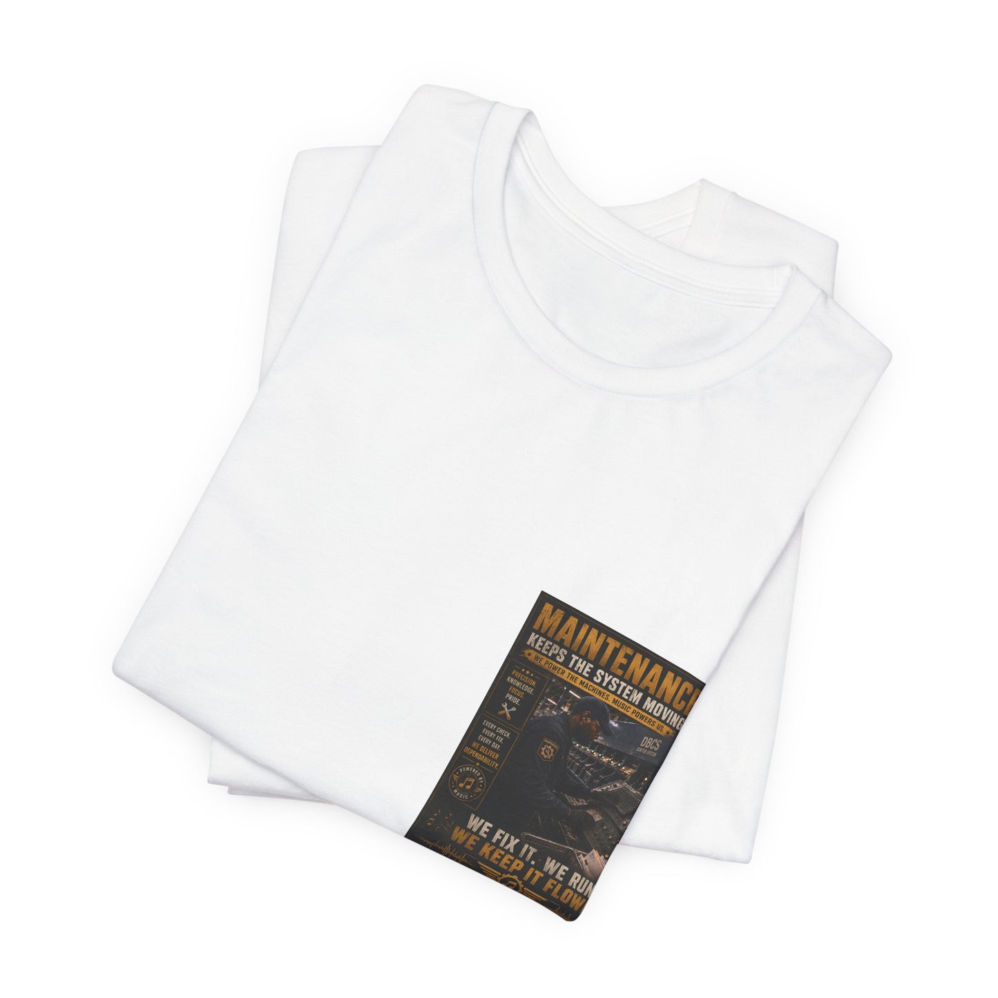 Postal Music — Maintenance Keeps the System Moving — Premium Unisex T-Shirt