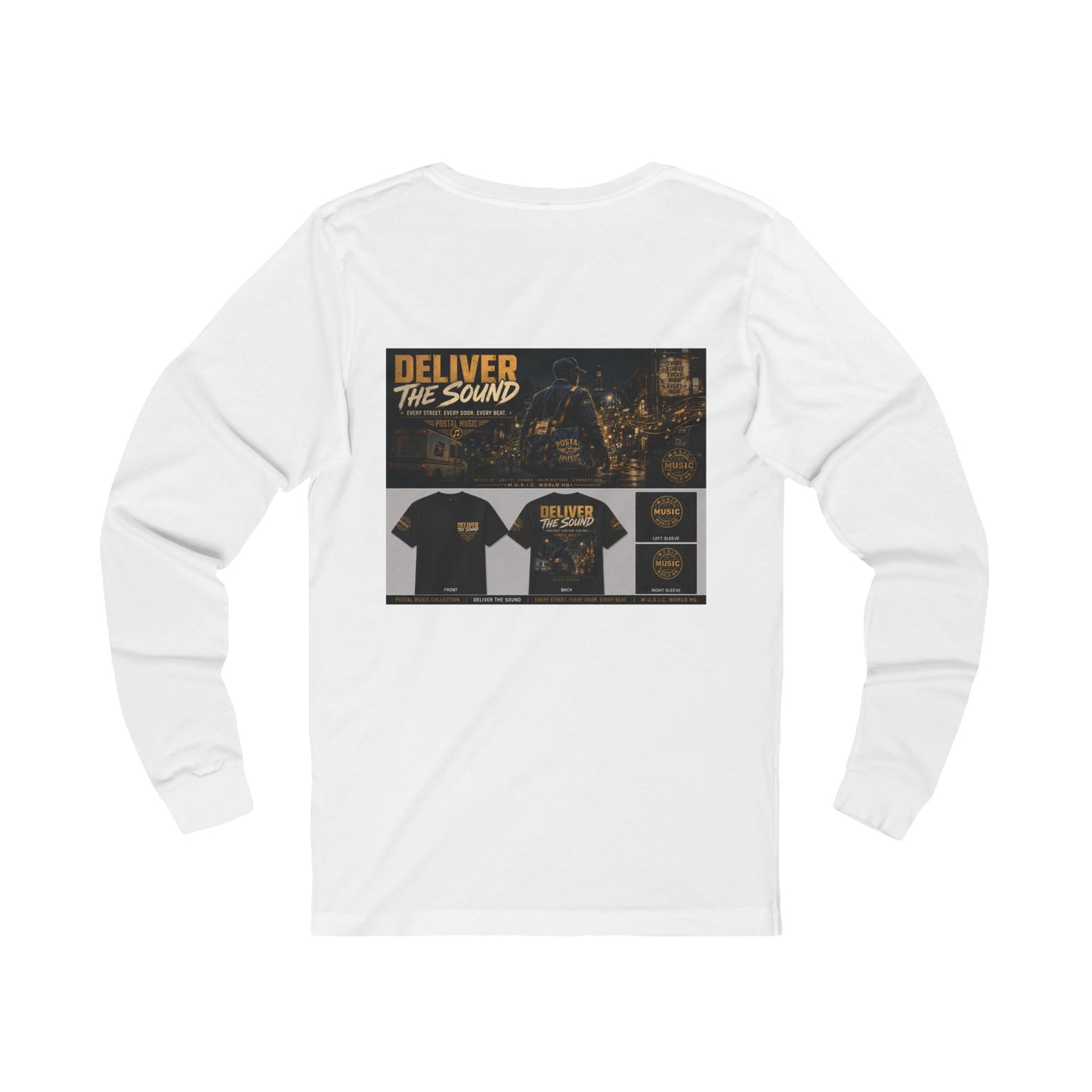 Postal Music — Deliver the Sound — Long-Sleeve T-Shirt