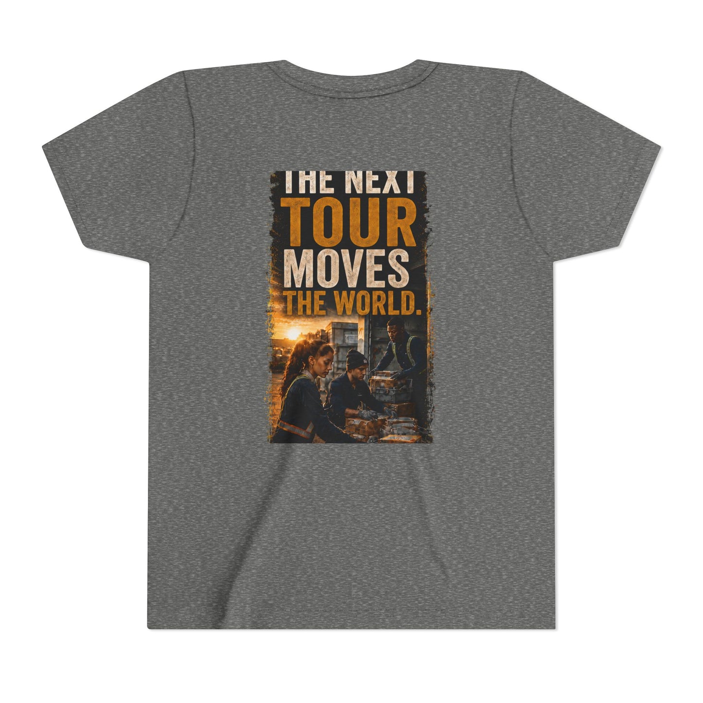 Postal Music — The Next Tour Youth T-Shirt — Color Group 1 of 2