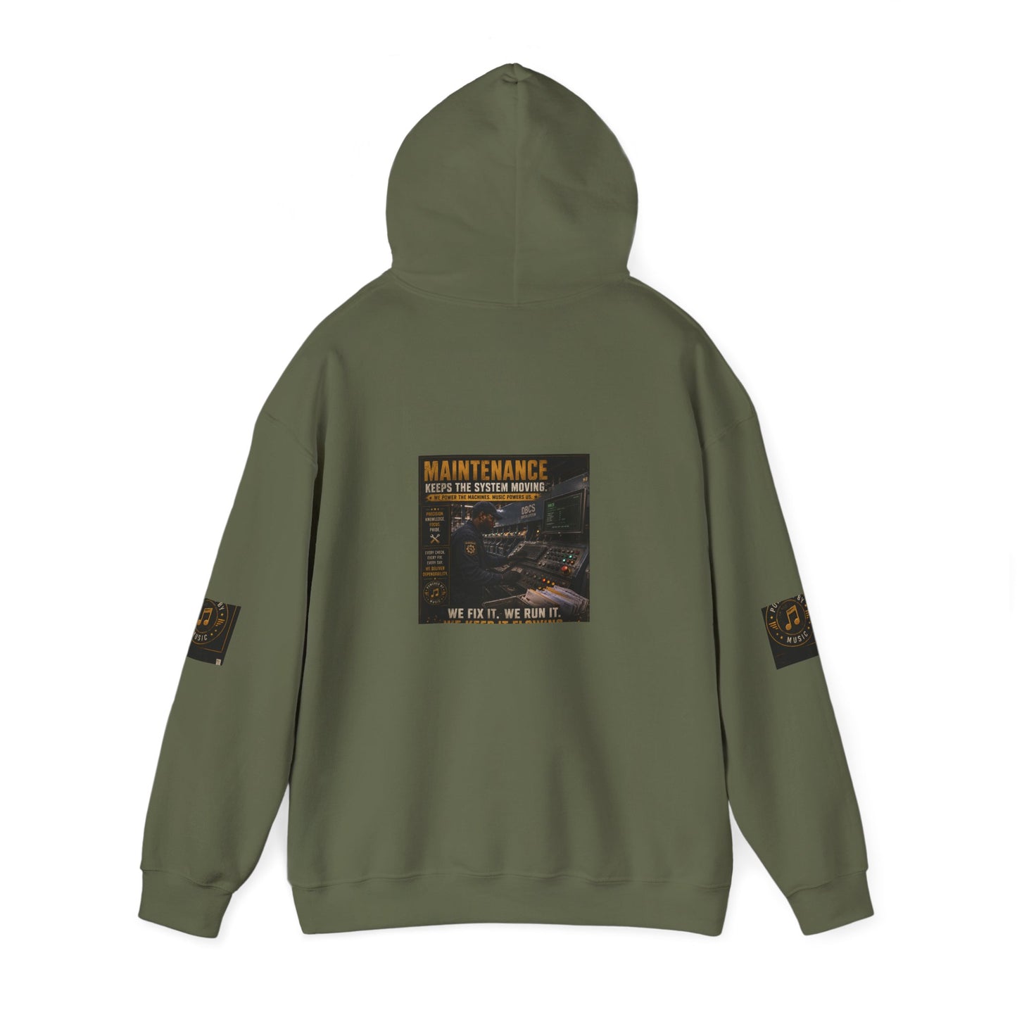 Postal Music — Maintenance Keeps the System Moving — Core Pullover Hoodie