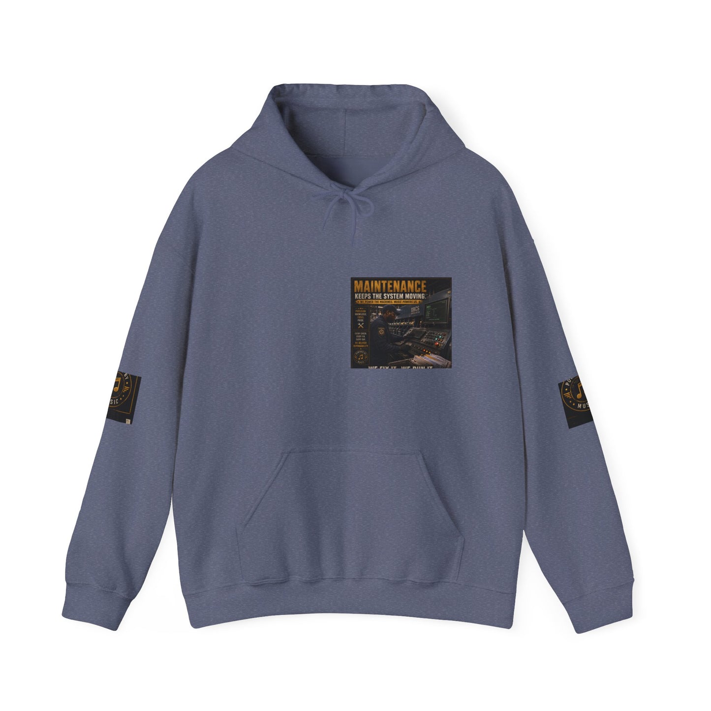 Postal Music — Maintenance Keeps the System Moving — Core Pullover Hoodie