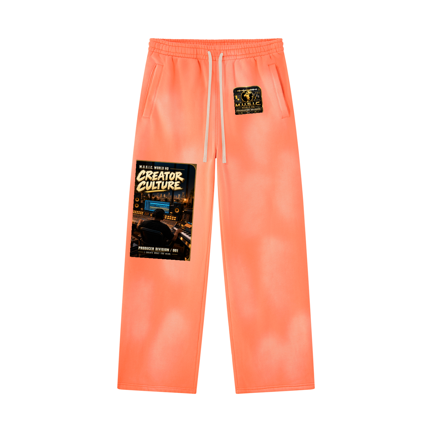 M.U.S.I.C. World HQ Creator Culture – Producer Division 001 Sunfade Sweatpants