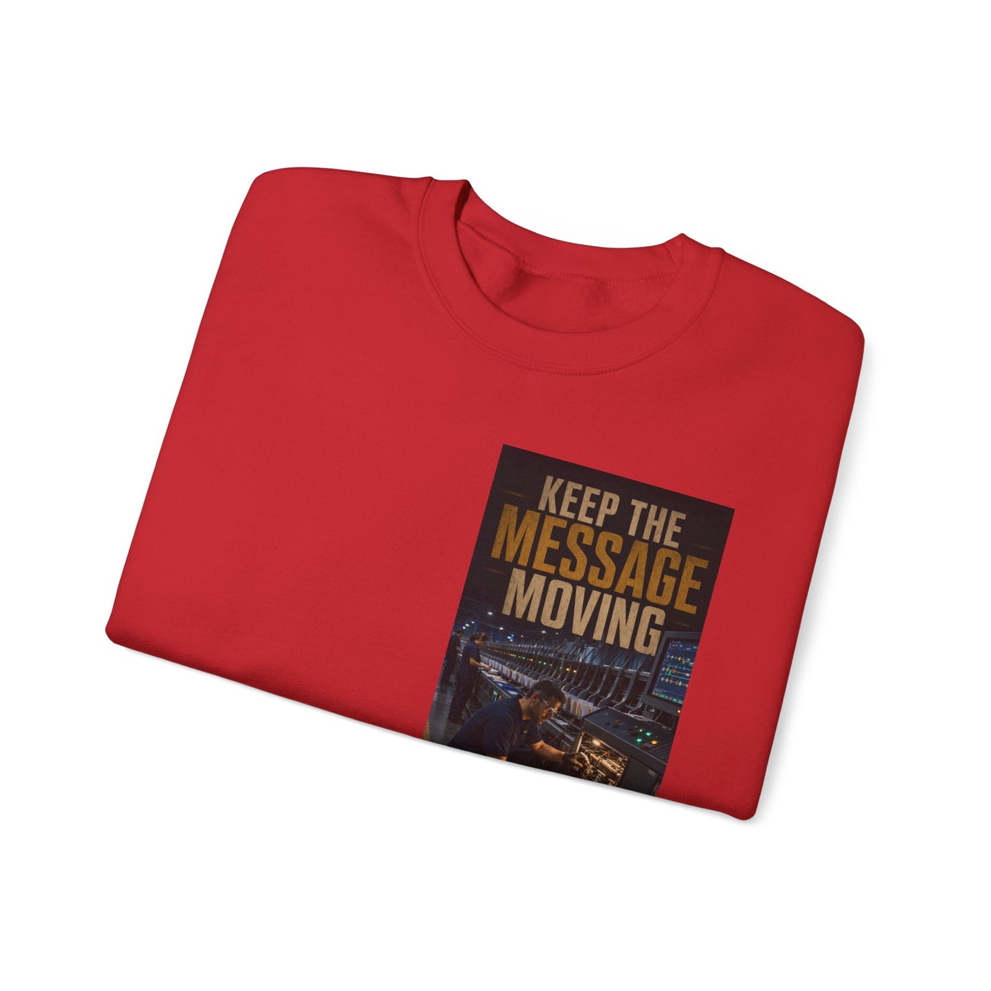 Postal Music — Keep the Message Moving — Core Crewneck Sweatshirt