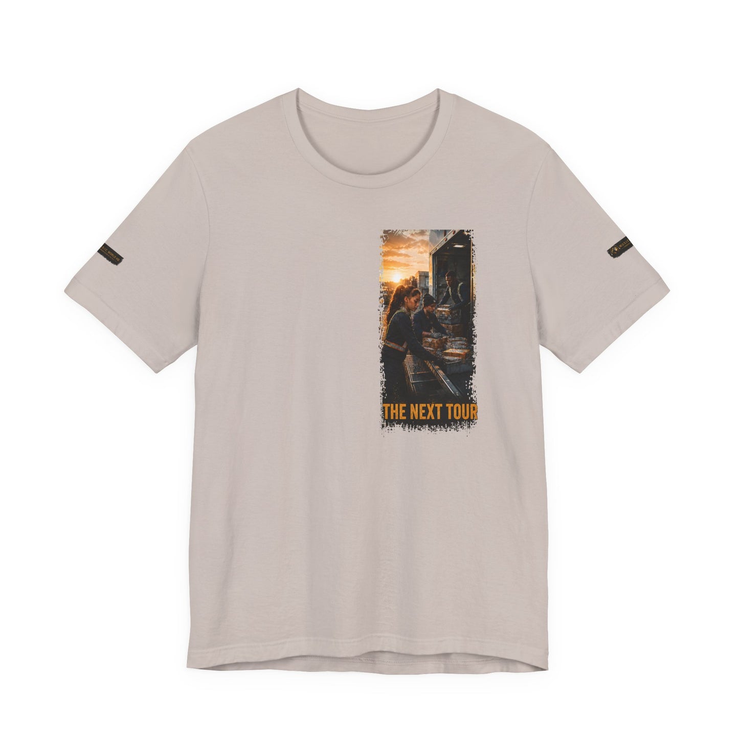 Postal Music — The Next Tour Premium Unisex T-Shirt — Color Group 4 of 11