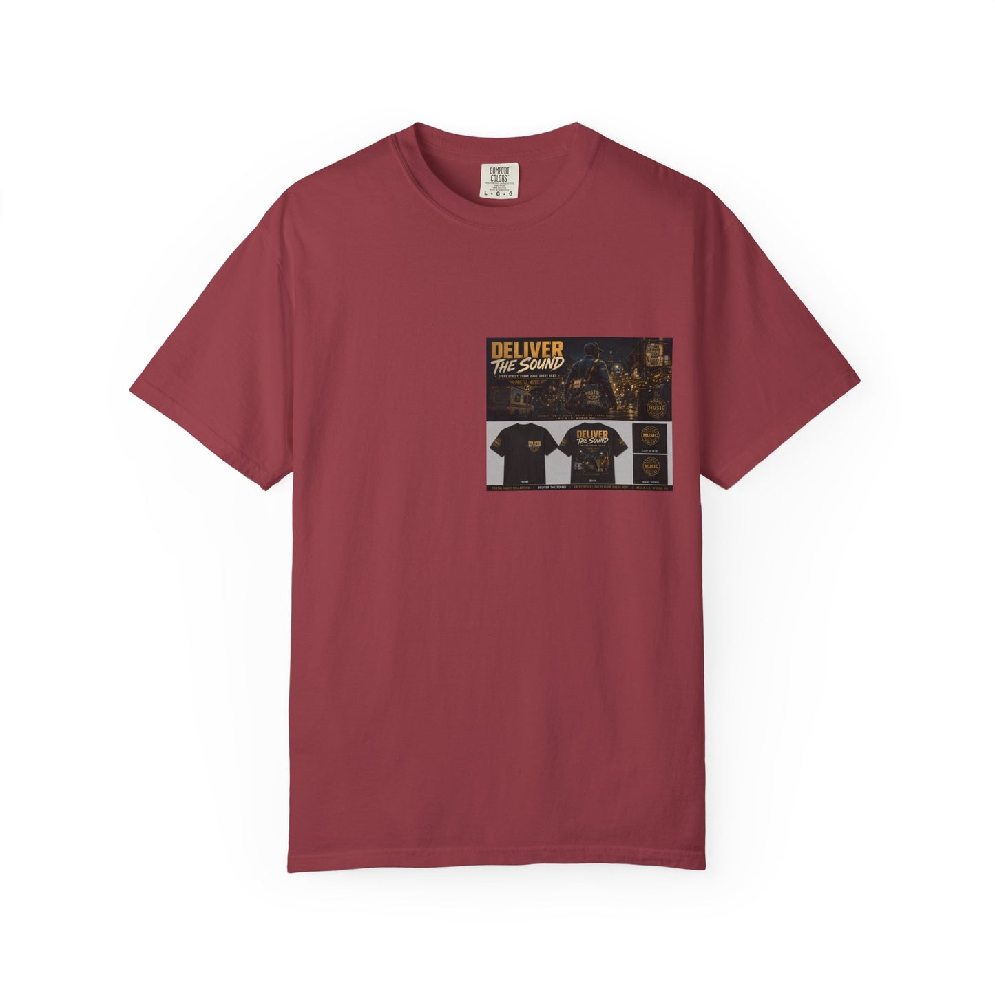 Postal Music — Deliver the Sound — Garment-Dyed T-Shirt